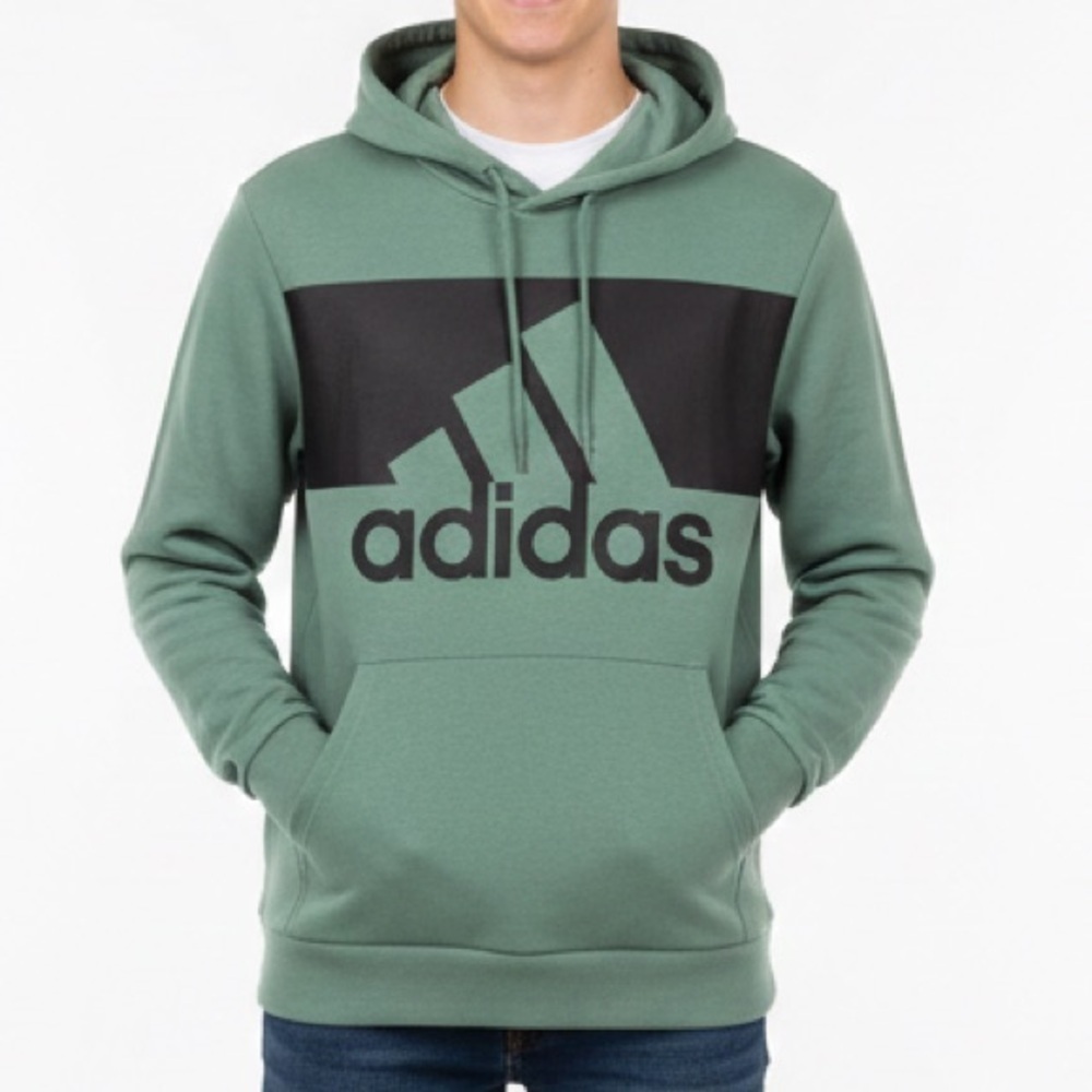 Adidas Kids Teal Green Hoodie Sweater Size Large 14/16